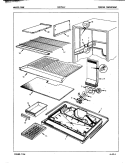 Part Location Diagram of 60576-4 Whirlpool TRAY, DIVIDER