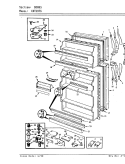 Part Location Diagram of 60033-6-AM Whirlpool OUTER PANEL NLA