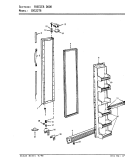 FREEZER DOOR Diagram and Parts List for CNS22T6A 8L06A Amana Refrigerator
