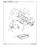 ICE MAKER Diagram and Parts List for CNT17W4A BC33A Crosley Refrigerator