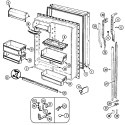 Part Location Diagram of 70054-6 Whirlpool N*INSERT HANDLE EXT. **NLA*