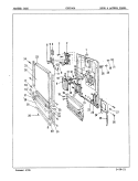 Part Location Diagram of 808471 Whirlpool Access Panel Trip - Top
