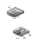 Part Location Diagram of 2955-0011 Whirlpool Upper Rack Roller and Stud