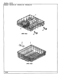 RACKS Diagram and Parts List for CDU7DA-45  Crosley Dishwasher