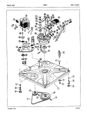 BASE & DRIVE (ORIG. REV. A - B) Diagram and Parts List for CW20C7A  Crosley Washer
