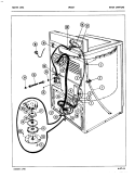 WATER CARRYING (ORIG. REV. A - B) Diagram and Parts List for CW20C7A  Crosley Washer