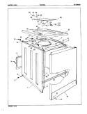 EXTERIOR (ORIG. REV. A) Diagram and Parts List for CW20M4A  Crosley Washer