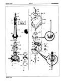 TRANSMISSION (ORIG. REV. A) Diagram and Parts List for CW20M4A  Crosley Washer