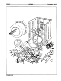 CYLINDER & DRIVE (ORIG. - REV. A - D) Diagram and Parts List for CDE20P8W  Crosley Dryer