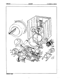 CYLINDER & DRIVE (ORIG. - REV. A - D) Diagram and Parts List for CDE20P6A  Crosley Dryer