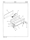 Part Location Diagram of 53-1287 Whirlpool CONTROL PANEL **NLA*