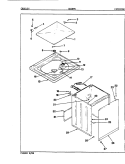 EXTERIOR (REV. E - G) Diagram and Parts List for CW18P6W  Crosley Washer