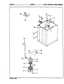WATER CARRYING (REV. E - G) Diagram and Parts List for CW18P6H  Crosley Washer