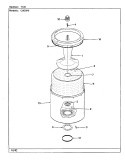 TUB (REV. J - N) Diagram and Parts List for CW20P6A  Crosley Washer