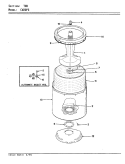 TUB (ORIG. REV. A - D) Diagram and Parts List for CW20P6A  Crosley Washer