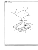 TOP (CW20P8D) Diagram and Parts List for CW20P8D  Crosley Washer