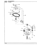 TRANSMISSION (CW20P8D) Diagram and Parts List for CW20P8D  Crosley Washer