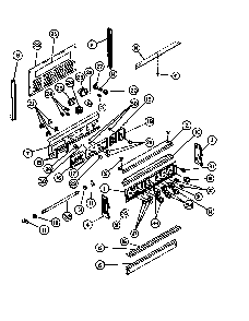 Page 4 Diagram and Parts List for MRR-1000-P8551401S  Amana Microwave Oven Combo