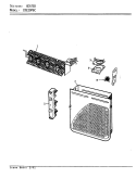 HEATER Diagram and Parts List for CDE20P8WC  Crosley Dryer