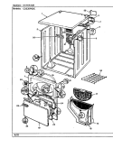 EXTERIOR (CDE20P8DC) Diagram and Parts List for CDE20P8DC  Crosley Dryer