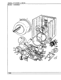 CYLINDER & DRIVE (CDE20P8DC) Diagram and Parts List for CDE20P8DC  Crosley Dryer
