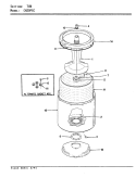 TUB Diagram and Parts List for CW20P5AC  Crosley Washer