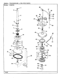 TRANSMISSION & RELATED PARTS (REV. A - E) Diagram and Parts List for CW20P5AC  Crosley Washer