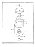 TUB (REV. F - K) Diagram and Parts List for CW20P5A  Crosley Washer