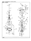 TRANSMISSION (CW20P8DS) (REV. A - D) Diagram and Parts List for CW20P8DS  Crosley Washer
