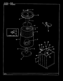 TUB (CW20P8xS) (ORIGNIAL) Diagram and Parts List for CW20P8AS  Crosley Washer