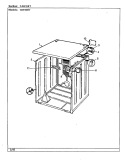 CABINET (REV. A - B) Diagram and Parts List for CDE20R7W  Crosley Dryer