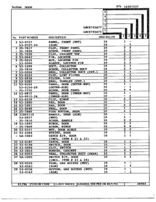 Door Page 2 Diagram and Parts List for 8745A71  Norge Dryer