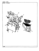 DOOR Diagram and Parts List for CDG20R7WC  Crosley Dryer