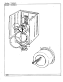TUMBLER Diagram and Parts List for CDG20R7WC  Crosley Dryer