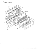 DOOR Diagram and Parts List for CMW22A2  Crosley Microwave