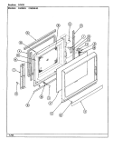 Part Location Diagram of 02100243 Whirlpool FRAME, CONTROL PANEL