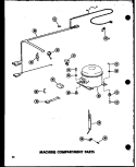 Part Location Diagram of D3871803 Whirlpool KIT, COMPRESSOR