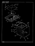EXTERIOR (CW20P8xSC) (REV. A - E) Diagram and Parts List for CW20P8WSC  Crosley Washer