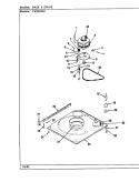 BASE & DRIVE (CW20P8xSC) (REV. A - E) Diagram and Parts List for CW20P8ASC  Crosley Washer