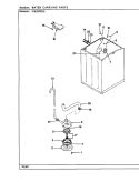 WATER CARRYING (CW20P8xSC) (REV. A - E) Diagram and Parts List for CW20P8ASC  Crosley Washer