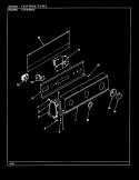 CONTROL PANEL (ORIG - CW20P8xSC) Diagram and Parts List for CW20P8ASC  Crosley Washer