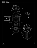 TUB (ORIG - CW20P8xSC) Diagram and Parts List for CW20P8ASC  Crosley Washer
