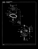 TRANSMISSION (ORIG - CW20PxSC) Diagram and Parts List for CW20P8ASC  Crosley Washer
