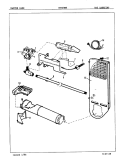 GAS CARRYING (ORIG. REV. A - D) Diagram and Parts List for CDG20M8A  Crosley Dryer
