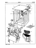 EXTERIOR (ORIG. REV. A - C) Diagram and Parts List for CDE25P6W  Crosley Dryer
