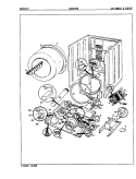 CYLINDER & DRIVE (ORIG. & REV.A - C) Diagram and Parts List for CDE25P6W  Crosley Dryer