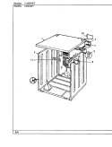 CABINET Diagram and Parts List for CDE20P7W  Crosley Dryer
