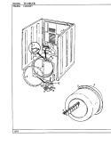 TUMBLER Diagram and Parts List for CDE20P7W  Crosley Dryer