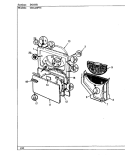 DOOR Diagram and Parts List for CDG20P7WC  Crosley Dryer