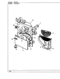 DOOR Diagram and Parts List for CDE20P7WC  Crosley Dryer